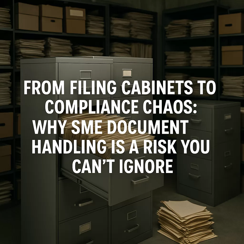 From Filing Cabinets to Compliance Chaos: Why SME Document Handling Is a Risk You Can’t Ignore