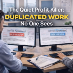 quiet profit killer duplicated work featured image uk office